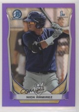 2014 Bowman Chrome Prospects Purple Refractor 21/150 Nick Ramirez #BCP35 o0v