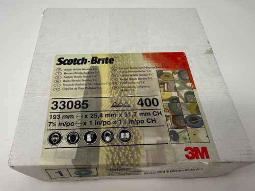 (1) Scotch-Brite Radialborstenbürste, 7 5/8 x 1 x 1-1/4 in 400 - 3m 33085 - Bild 1 von 8