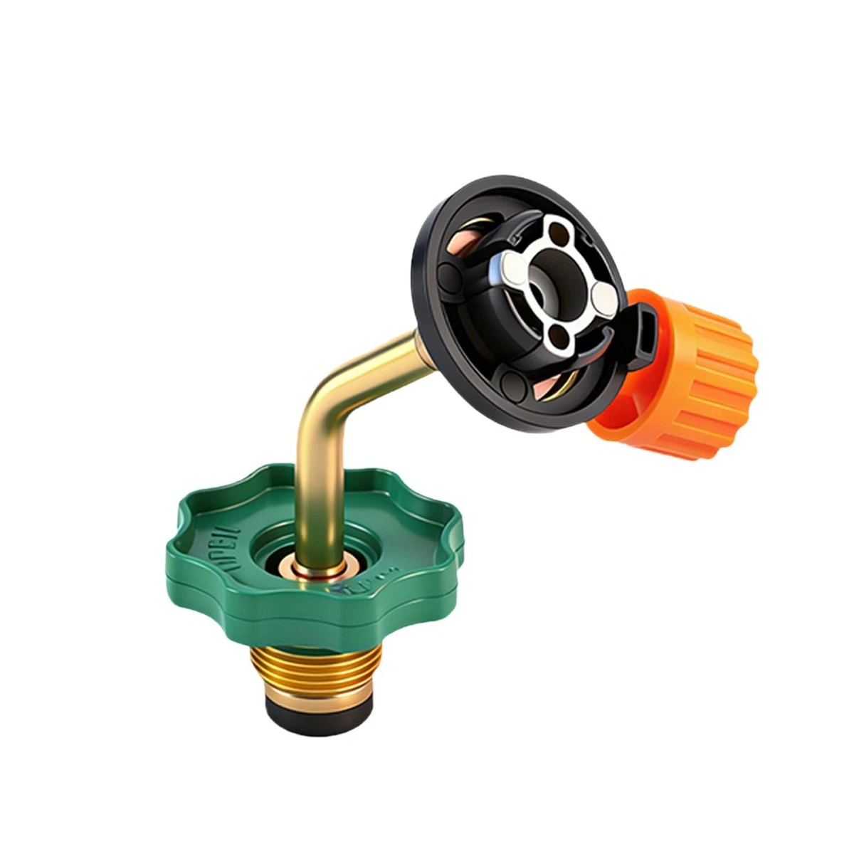 2 Pezzi Adattatore Per Bombola Propano 1LB - Valvola Di Ricarica Universale Per Bombola Tipo 1/QCC1 E Bombolette USA E Getta, In Ottone
