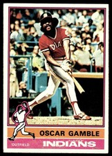 1976 Topps Oscar Gamble Cleveland Indians #74