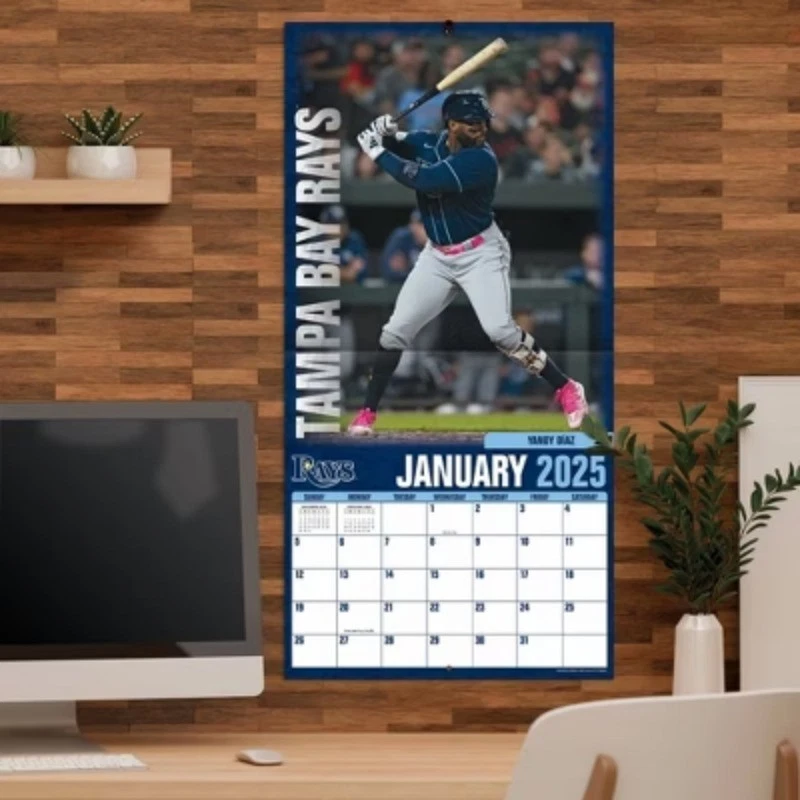 Tampa Bay Baseball 2026 Team Wall Calendar