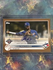 2022 Topps Pro Debut Gold Autograph #PD-105 Estiven Machado SN 46/50