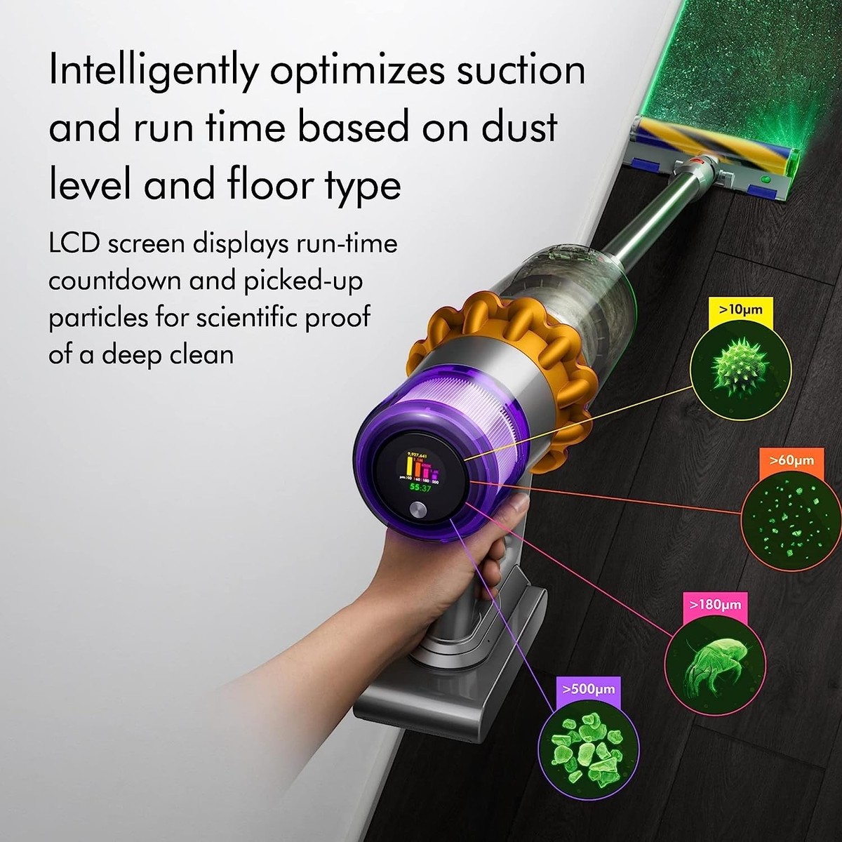 ダイソン dyson V15 detect SV22 直販限定ゴールド 70分 Dyson V15 Detect Cordless Vacuum Cleaner SV22 Multicolor