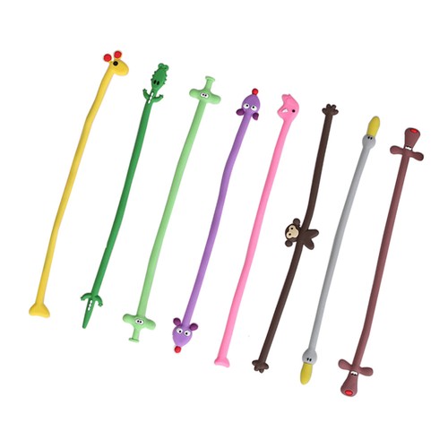 8 Pcs Cartoon Winder Earphone Cable Cord Wraps Organizer Organiser - 第 1/11 張圖片