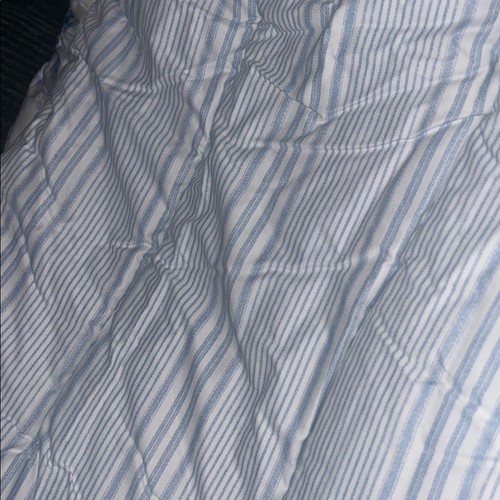 Ralph Lauren Shelter Island blue floral / striped TWIN comforter - Bild 3 von 4