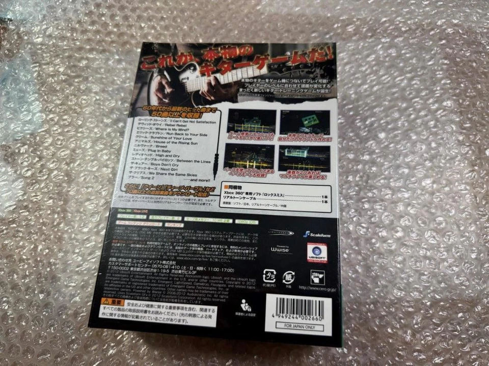 Microsoft Xbox 360 Rocksmith Limited Edition Japan Sealed Great Condition - Image 4 of 4