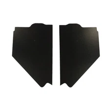 Kick Panel Board for 1946-1948 Buick Roadmaster Black Front Left Right 2 pieces