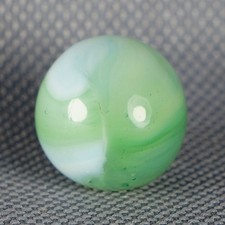 Vintage Marble: NM 5/8 Vitro Agate Green Tri Lite Patch -One Killer Old Mib