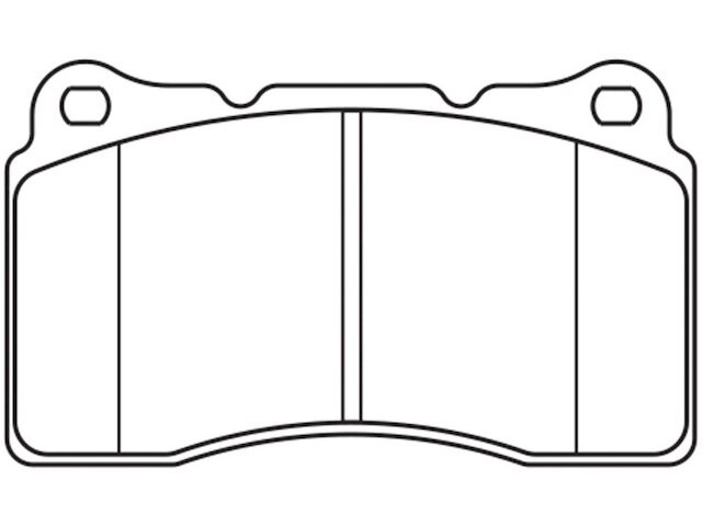 For 2005-2006 Ford GT Brake Pad Set Front Hawk 17474DGWT