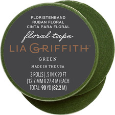 PLG11025ST Craft Stem Tape, Green, 90 Total Yards, 3 Pack