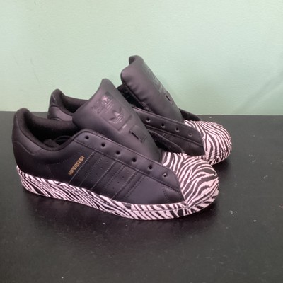 Size 7.5 - adidas Superstar Zebra Print | eBay