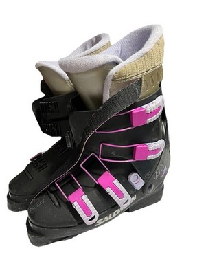 Ski Boots Salomon Evolution 6.1 Women s Mondo 26 Pink Black Walk in Bag
