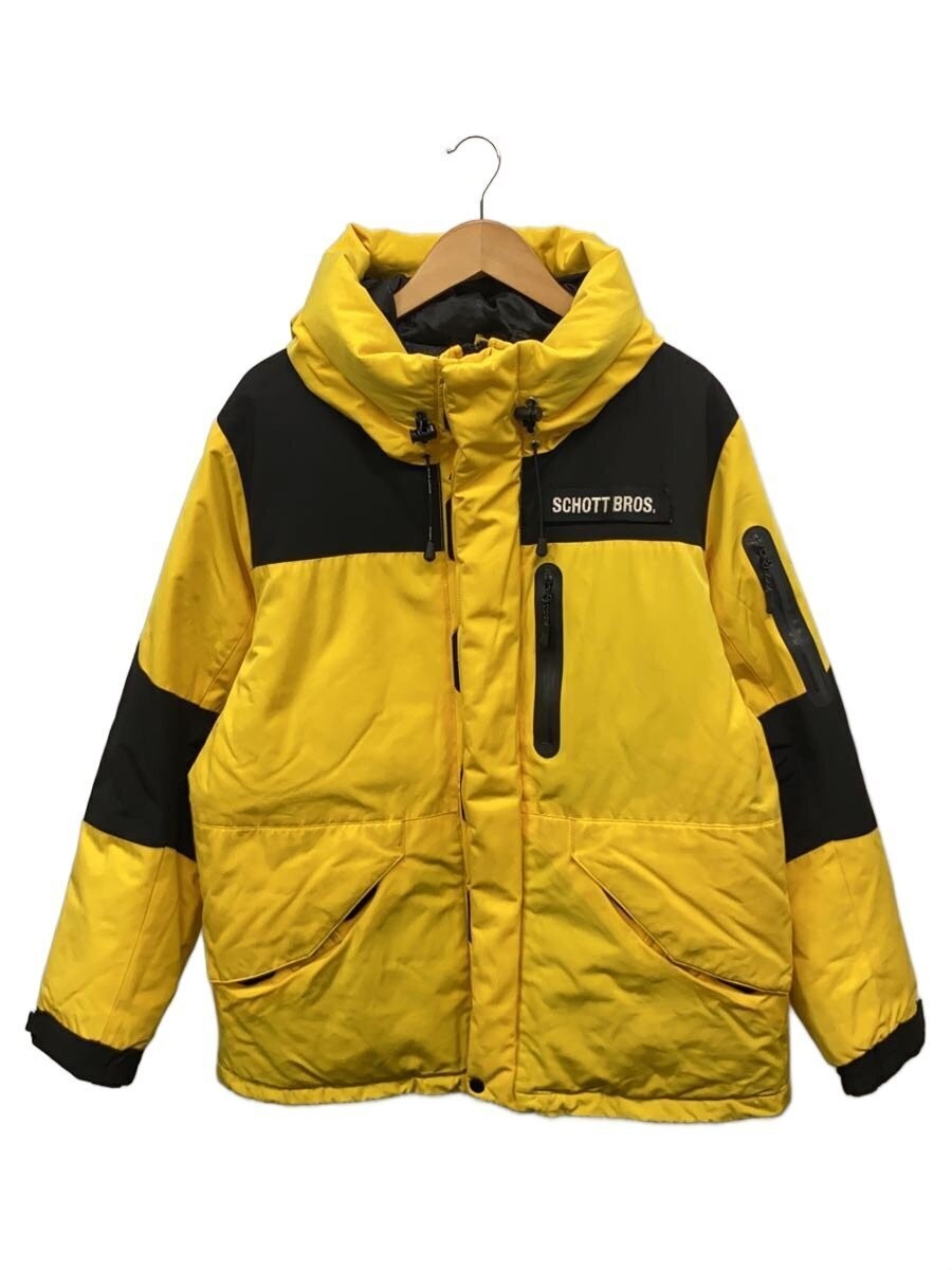 Schott Down Jacket XL Polyester Yellow Plain - image 1