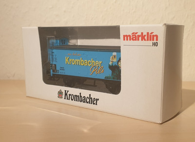 Märklin 4890.089, Bierwagen mit Bremserhaus,  Krombacher Pils , H0, OVP