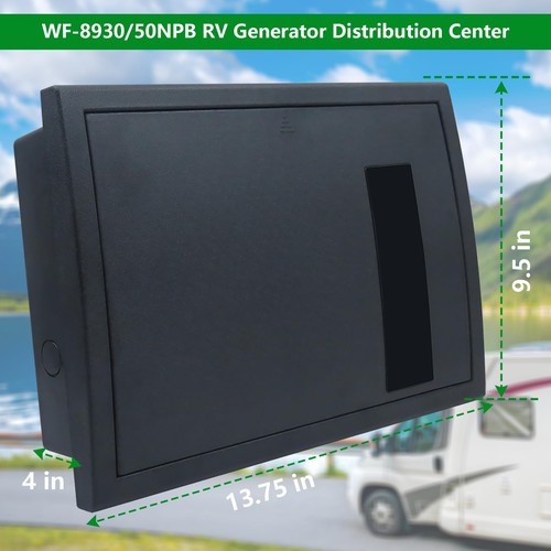 RV Electrical Panel Wf-8930/50NPB, 50 Amp AC Distribution Center, 27 Circuits... - Picture 2 of 7