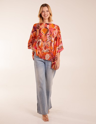 Blue Vanilla Damen Oversize Kimono Oberteil - Bild 3 von 4