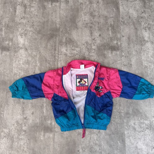 Vintage Disney Minnie Mouse Mighty Characters Windbreaker Jacket Toddler 3T - Picture 2 of 11