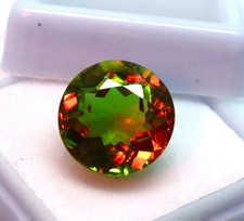 100 Ct Flawless Zultanite Round Cut 7-Color Change Certified Loose Gemstone