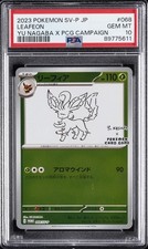 2023 POKEMON JPN SV-P PROMO #068 LEAFEON PSA 10