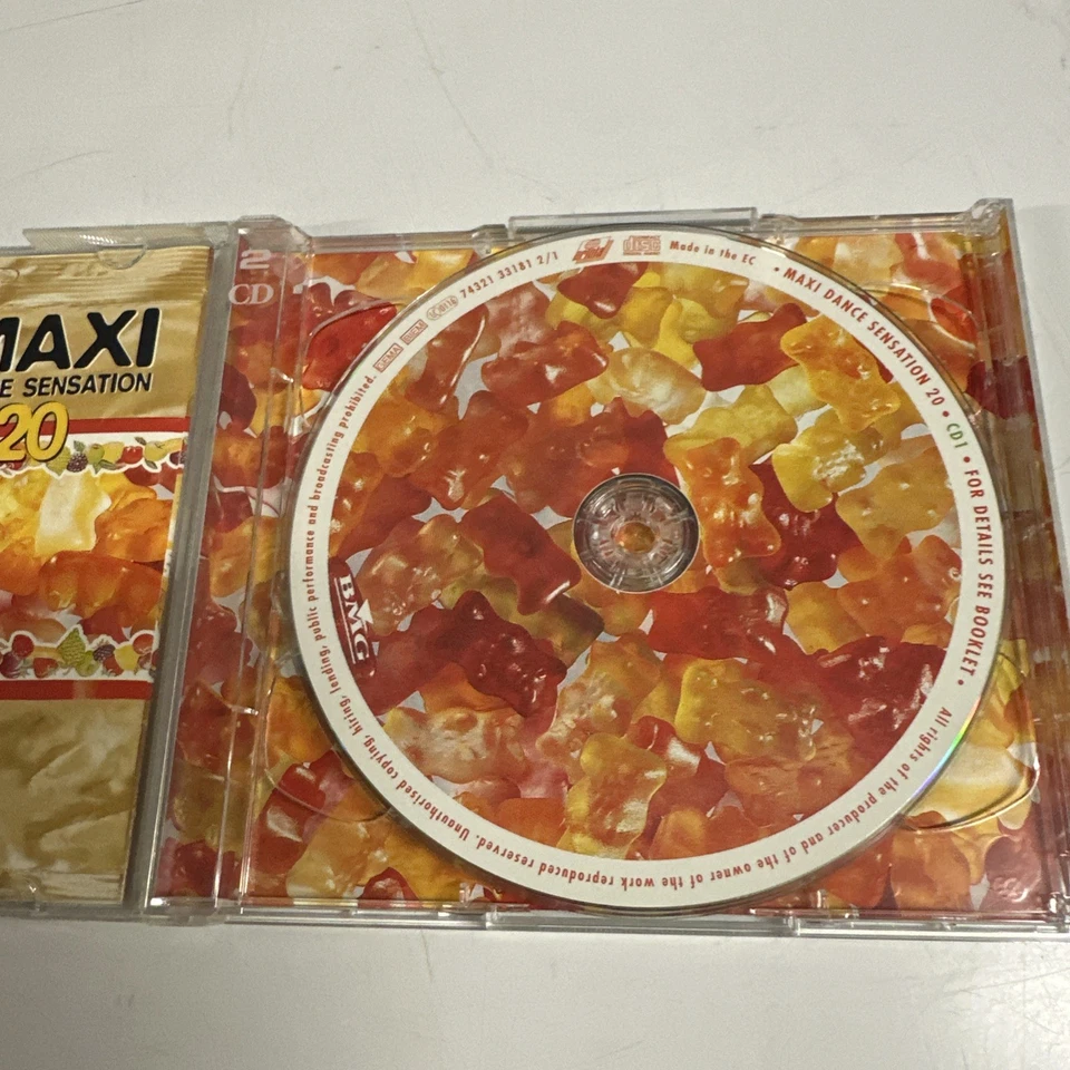 CD MAXI Dance Sensation 20, 2CD,1996,E-Rotic, Blümchen, Captain Jack, Snap 38T. - Bild 3 von 4