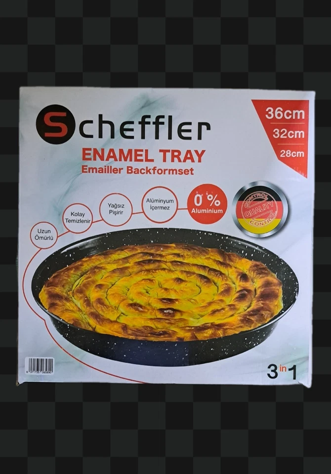 Backformen Set 3 tlg. Rund 36cm 32cm 28cm - Bild 2 von 3