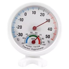 Bell-Shaped Analog Hygrometer Temperature Gauge -30°C to +50°C for Outdoor Garde