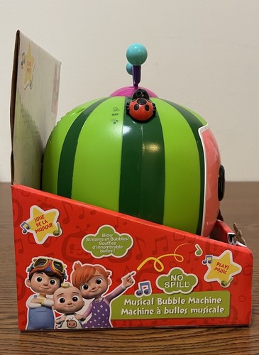 Cocomelon Musical Bubble Machine Toy No Spill 3.8 oz. NEW - Picture 4 of 4