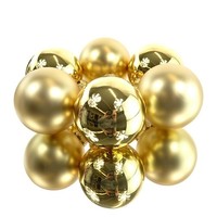 Kaemingk Christbaumkugeln Goldfarben Ø 8 Cm Aus Glas - 6Er Set
