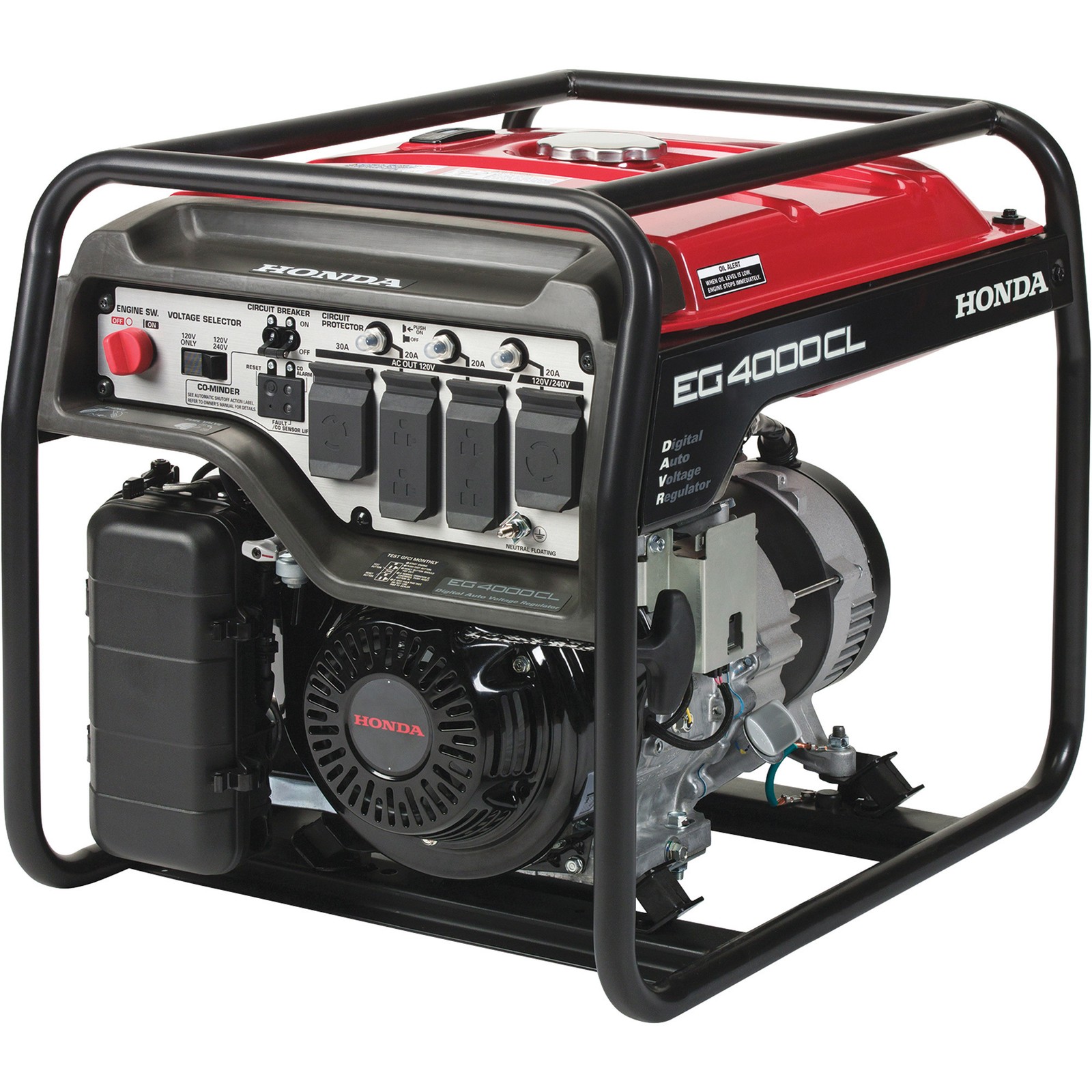 Honda EG4000 DAVR Series Portable Generator, 4000 Surge Watts, 3500 Rated