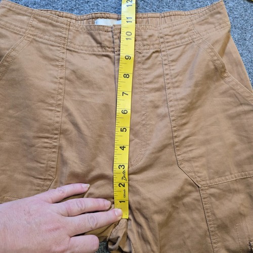 Abercrombie Fitch Pants Womens Size 25 Brown Cargo Canvas Straight Leg Casual - Picture 6 of 10