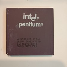 Intel PI 133Mhz Processor A80502133 Computer Socket 7 CPU S106J