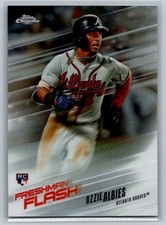 2018 Topps Chrome #FF-8 Ozzie Albies Freshman Flash Atlanta Braves B97