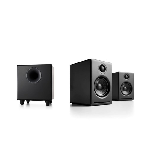 Audioengine A5+ Wireless Bookshelf Speakers with S8 Subwoofer (Black) - Picture 1 of 5