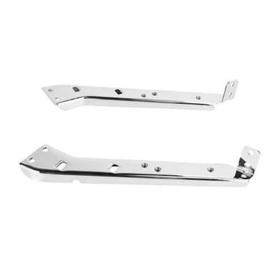 Motorcycle Chrome Drag Heavy Duty Saddlebag Rail Rear Support Brackets Bracket