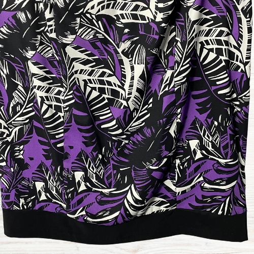 ALYX Woman Dress Plus 22W Sleeveless Tunic Loose Fit Purple Floral Artsy Event - Picture 5 of 9