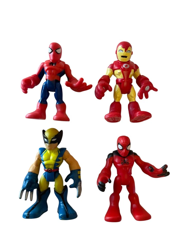 Lote de figuras/juego Marvel Super Hero Adventures Hasbro/Playskool de 3" de la década de 2000 Foto 2 de 4