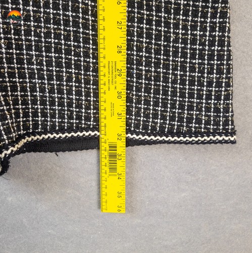 Cider One-Piece Romper Black White Gold Tweed Sleeveless Pockets Women's Size XL - Picture 6 of 15