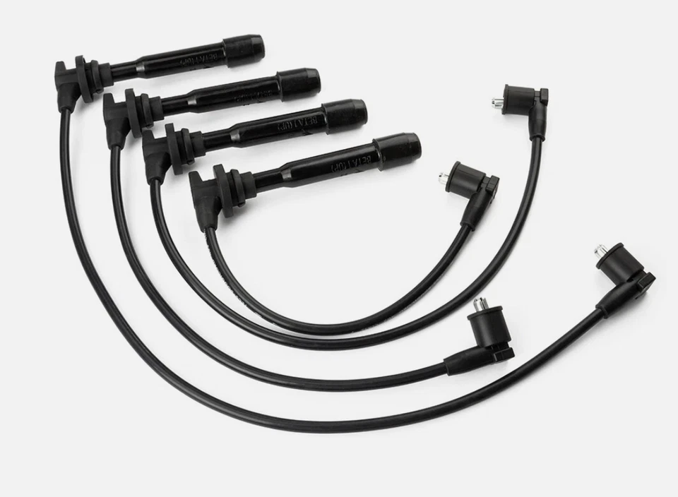 4*Spark Plug Ignition Wire Set For Hyundai Elantra Tiburon Kia Spectra Soul L4- - Изображение 4 из 4