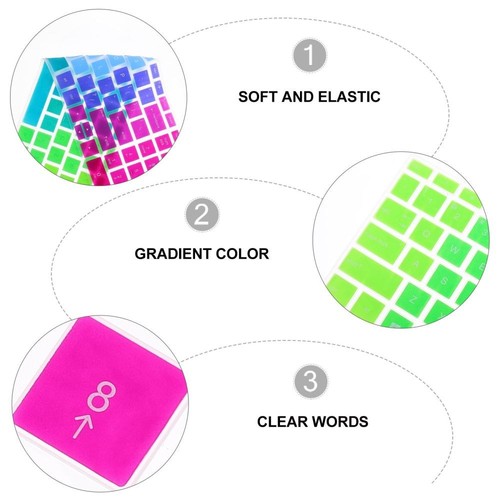 Colorful Keyboard Cover Keyboard Dust Cover Laptop Keyboard Cover - Afbeelding 10 van 12