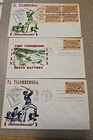 Lot of 11 US Covers FDC Cachets 1954-56 Flocked Velvety