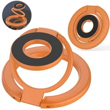 Dual-Sided Ring Holder Magnetic Ring Stand Finger for iPhone 17 16 15 11,Samsung