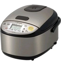 Zojirushi Micom NS-LGC05 Rice Cooker & Warmer - Stainless Black. New-Sealed 