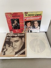 ELVIS PRESLEY IRON-ON TRANSFER UNUSED  3 Magazines 70  s