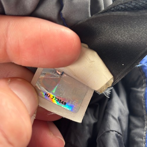 Chaleco para hombre The North Face M azul negro acolchado plumón de ganso aislante - Imagen 8 de 11