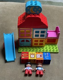 DUPLO LEGO My First Playhouse 10616 Complete w 2 Figures & 25 Pcs. 2015