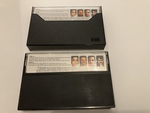 Lata Mangeshkar Live In England Bollywood Soundtrack Cassette 1989 HMV RPG RARE - Picture 7 of 12
