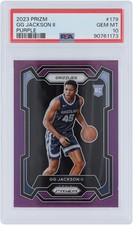 GG Jackson II Grizzlies '23-24 Panini Prizm Purple #179 88/99 PSA 10 Rookie Card