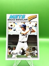 BRUCE BOISCLAIR 2026 Topps Heritage 50th Gold Stamp Anniversary Buyback Mets
