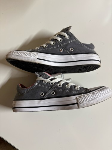 Scarpe Converse All Star Madison Floreali Taglia 5 Chuck Taylor Grigio - Donna Ragazza - Foto 4 di 9