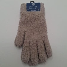 Winter Essentials Women's Cozy Gloves, One Size, Tan